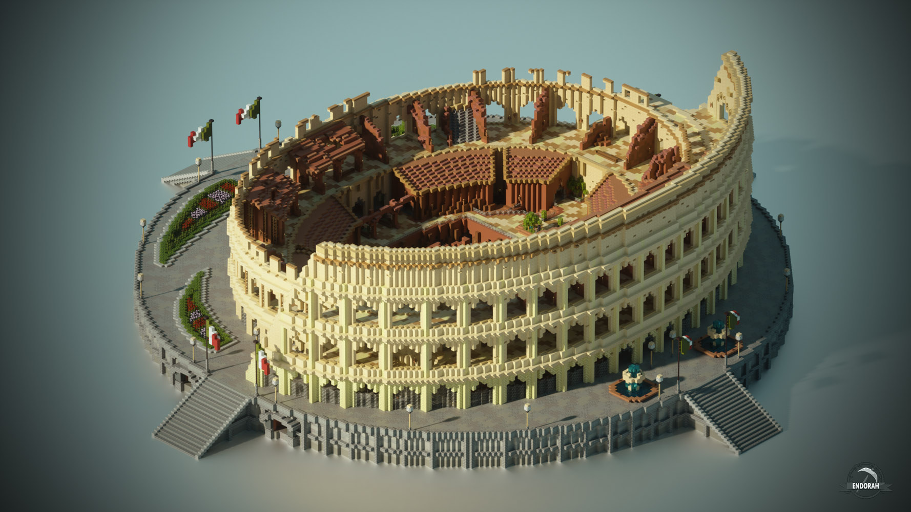 Base italienne, le Colisée