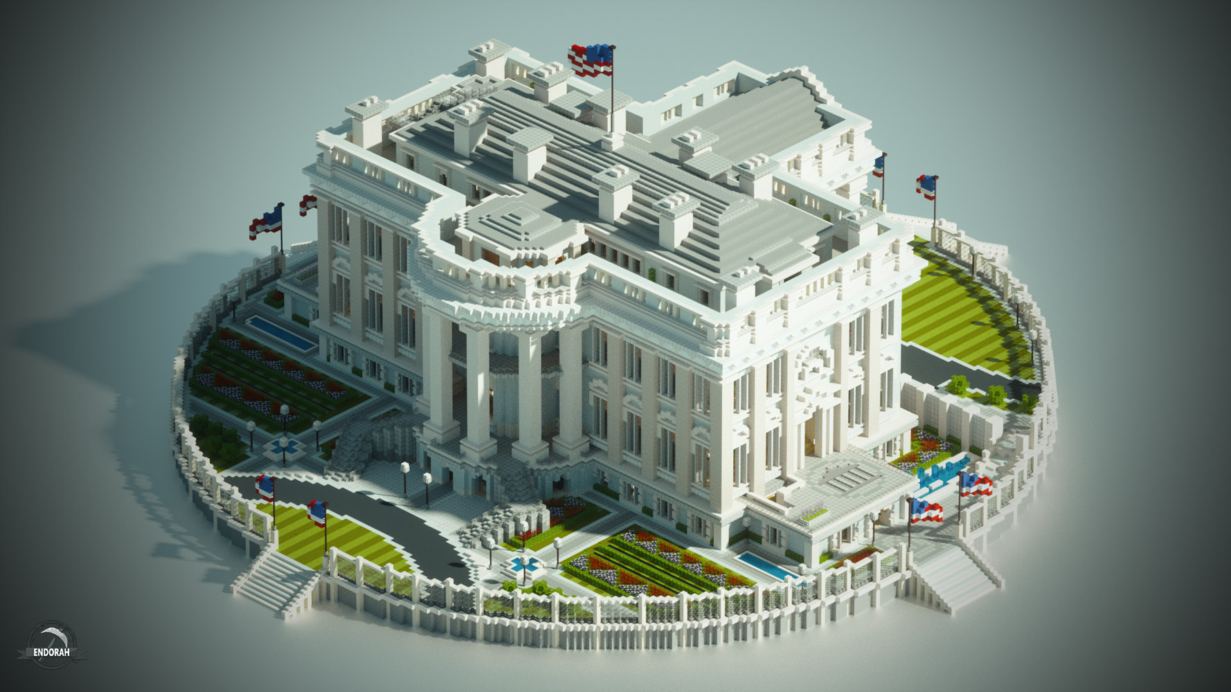 Base américaine, la Maison Blanche